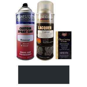 12.5 Oz. Trim Satin Black (Window Moulding) Spray Can Paint Kit for 