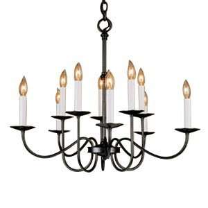  Ten Arms On Two Tiers Chandelier by Hubbardton Forge