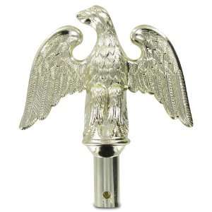 8.25in ABS Styrene Perched Eagle Ornament   7in Wing Span 