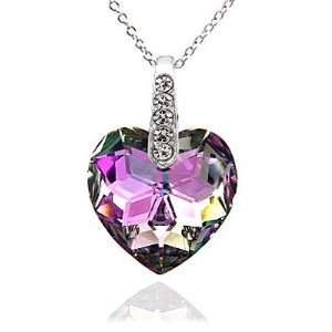 com CandyGem 925 Sterling Silver Genuine 1inch Mystic Rainbow Crystal 