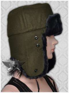   Punk Lady Earflaps Aviator Bomber Hat Cap Honorific Retro Soft  
