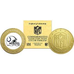  Highland Mint Indianapolis Colts Bronze Commemorative Coin 