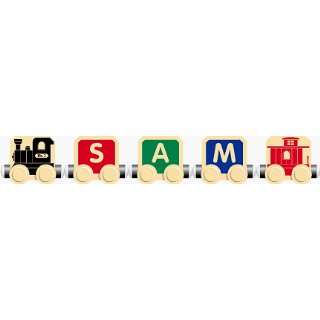  TimberToot 3 letter name with engine & caboose Toys 