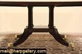 magnificent Georgian style square conference or dining table is 