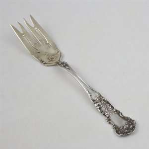  Pansy by Wilcox & Evertson, Sterling Salad Fork, Monogram 