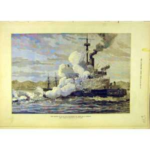  1879 Hms Thunderer Ismid Sea Marmora Explosion Naval
