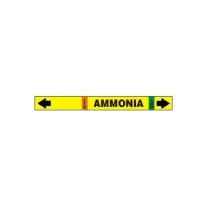 AMMONIA (BLANK) LIQ LOW   IIAR Self Stick Pipe Markers   IIAR SS OD 1 