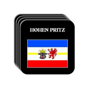   (Western Pomerania)   HOHEN PRITZ Set of 4 Mini Mousepad Coasters