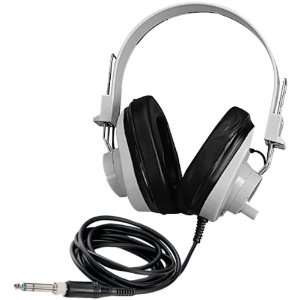  Deluxe Monaural Headphones w/ Clip In Straight Cord Electronics