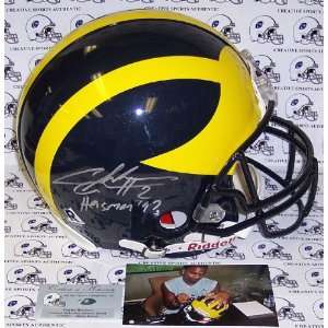  Autographed Charles Woodson Helmet   Authentic Sports 
