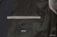 NEW HUGO BOSS The Grand/Central Dark Blue Wool 42L 42 Suit Flat 