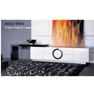 Modern Furniture  VIG  Armani Xavira Modern Crocodile Texture TV Stand