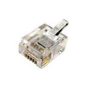  RJ12 MMJ Connector 0.5 in Gray. Electronics