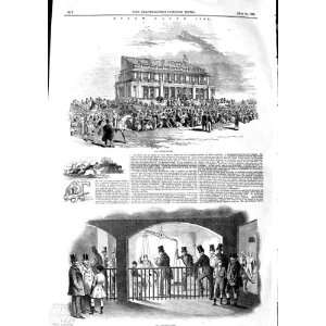    1846 EPSOM HORSE RACES GRAND STAND EXERCISE GROUND