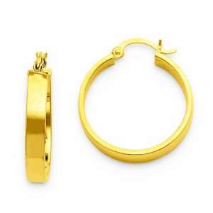  14k Polished Hoop Earring Shop4Silver Jewelry