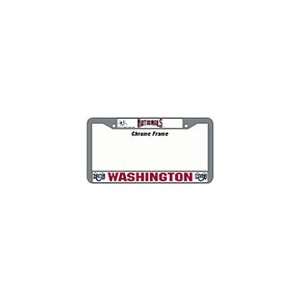    Washington Nationals Chrome License Plate Frame Automotive