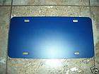 blank 6 x12 plastic license tag plate for decal blue $ 3 25 