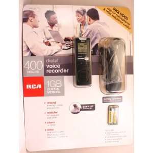  RCA Digital Voice Recorder 1GB Built in Memory 400 Hours 