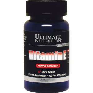 Natural Vitamin E mixed Tocopherols, 100 Softgels, 400 IU, From 