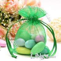 50 pieces Premium Sheer Organza Wedding Favour Gift Candy Jewerlry 