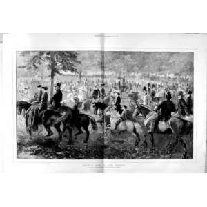  1873 Rotten Row Horses Hunting Season Sport Country