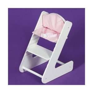  Badger Swedish Style High Chair w/Seat Pads & Harness 