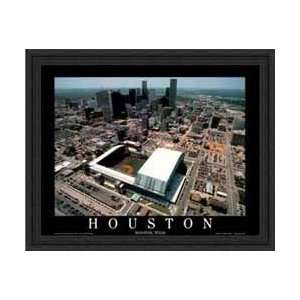  Minute Maid Stadium Houston Astros Aerial Framed Print 