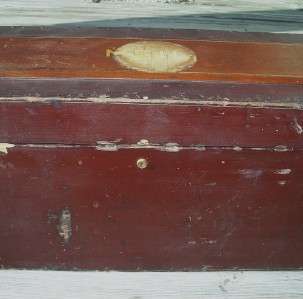Antique CARPENTER or SAILOR CHEST Shipwrights Box MEH  