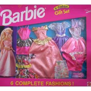  Barbie 6 Fashion Gift Set   Easy To Dress (1993 Arcotoys 