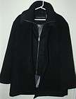 CALVIN KLEIN Black Removable Wool Liner Warm Coat 44L  