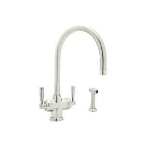  Rohl Triflow Kitchen Mimas 2 Lever Faucet W/ Side Spray W 