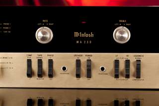 McIntosh MA 230 Integrated Audiophile Tube Amplifier MA230 Amp Fully 