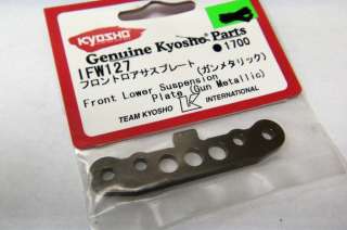 Kyosho IFW127 Front Lower Suspension Plate Gun Metallic Inferno VE 