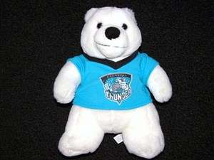 Las Vegas Thunder IHL Hockey Mascot Plush Bear 11 RARE  