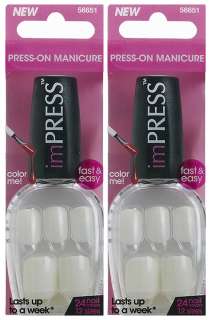 PACK** Broadway imPRESS Nails COLOR ME ***NO GLUE NEEDED 