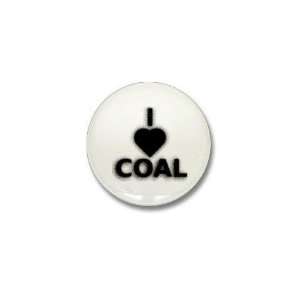  I Love Coal Holiday Mini Button by  Patio, Lawn 