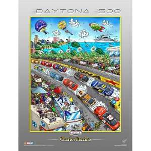 Charles Fazzino Daytona 500 Poster 