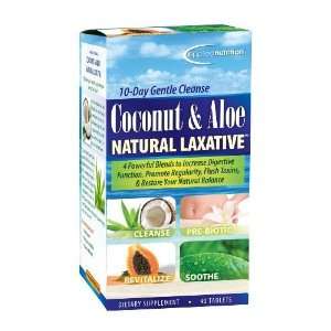  Coconut & Aloe Naturl Lax Tabs Size 40 Health & Personal 