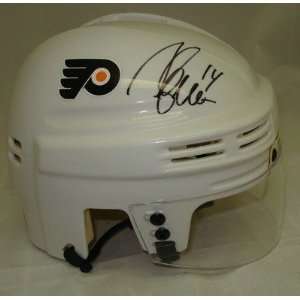 IAN LAPERRIERE Signed Flyers Mini Helmet JSA   Autographed NHL Helmets 