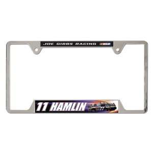   Official 12x6 NASCAR License Plate Frame Metal