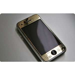   iPhone 3G 24K Gold Luxury Metal Cover Plate (First Snow) Electronics