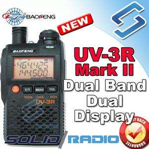 Bao Feng UV 3R Mark 2 dual band display ham 2way portable radio 