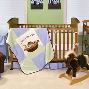  Trend Lab Noah Ark 4 Piece Baby Crib Bedding Set   TRL351 