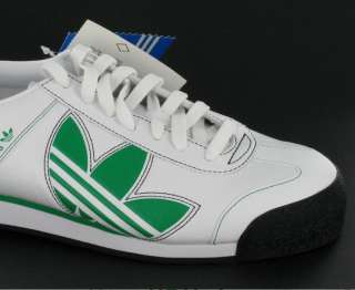 Adidas Mens Classic Samoa Trefoil X Leather Wt/Gr,14