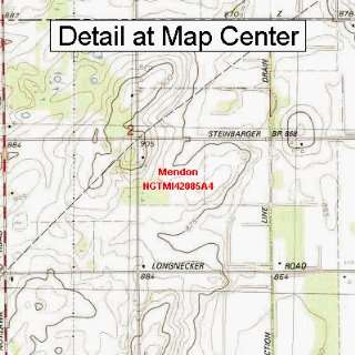   Map   Mendon, Michigan (Folded/Waterproof)