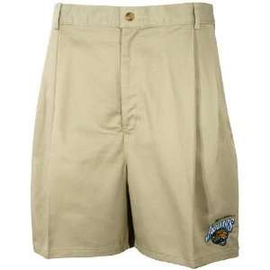   Jacksonville Jaguars Mens Khaki Pleated Shorts