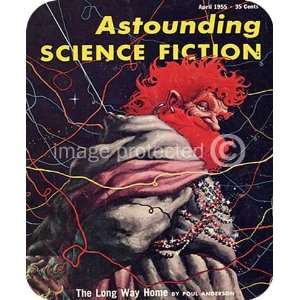  Long Way Home Astounding Science Fiction Vintage MOUSE PAD 