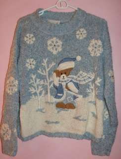 VINTAGE UGLY CHRISTMAS SWEATER MANDAL BAY WOMENS SIZE L  