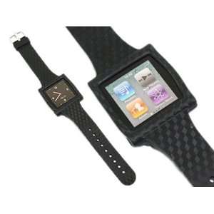  iTALKonline SoftSkin BLACK Silicone Watch Strap Case Cover 