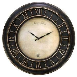   MCS Antique Bronze 22 Inch Wall Clock, Old World Design Home